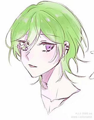 p1稿p2，3_dearvocalistmomochi厚涂平涂日系头像原创oc绘画作品