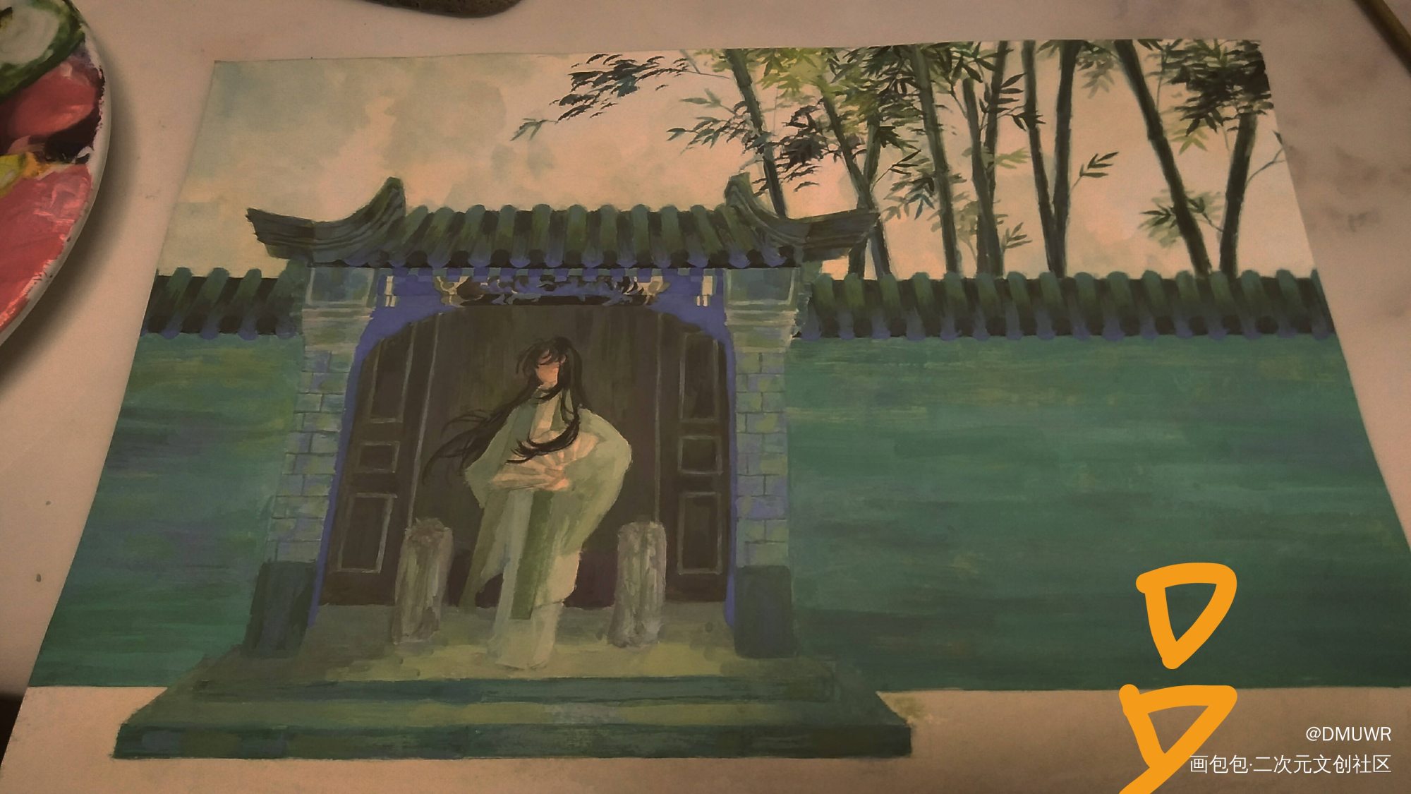稿子_古风插画原创oc绘画作品