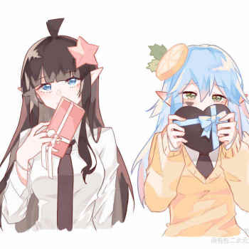 凯柠_凹凸世界凯柠凯莉安莉洁绘画作品