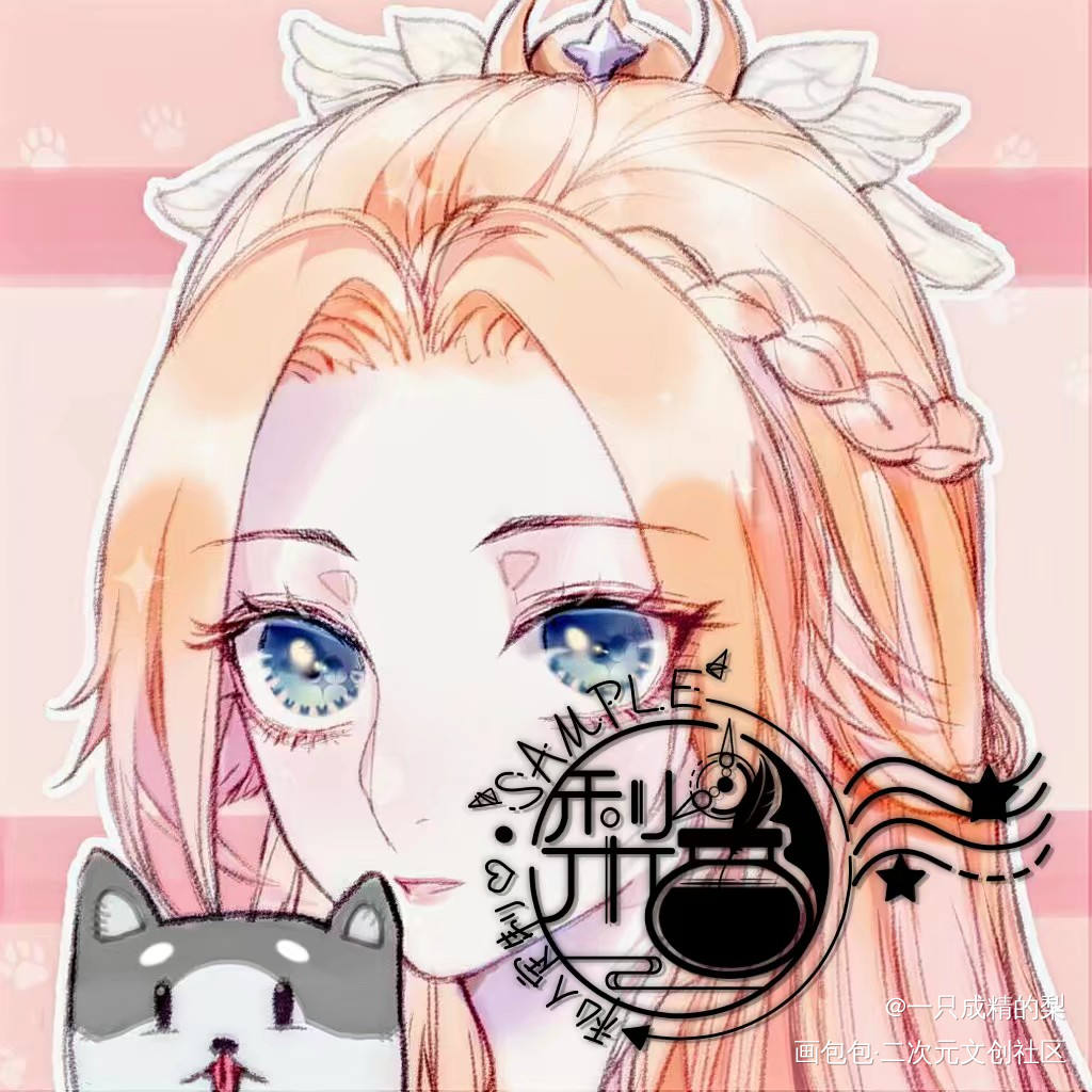 还是稿子( ｰ̀εｰ́ _剑网3成女平涂日系我要上首推头像绘画作品