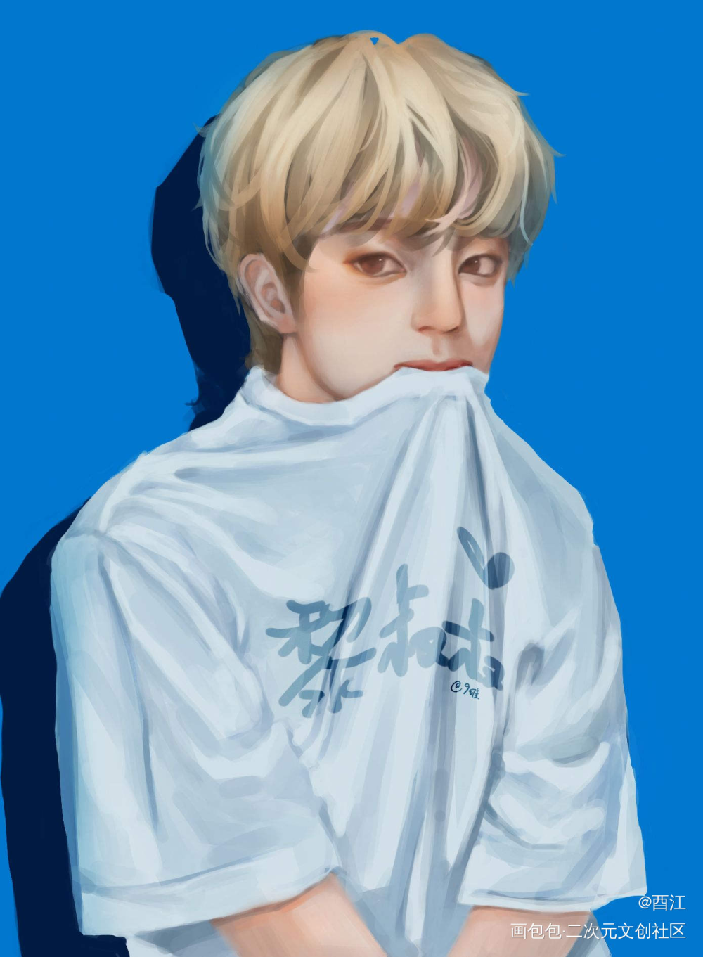 小羊赵锦辛_谁把谁当真188男团赵锦辛厚涂插画同人绘画作品