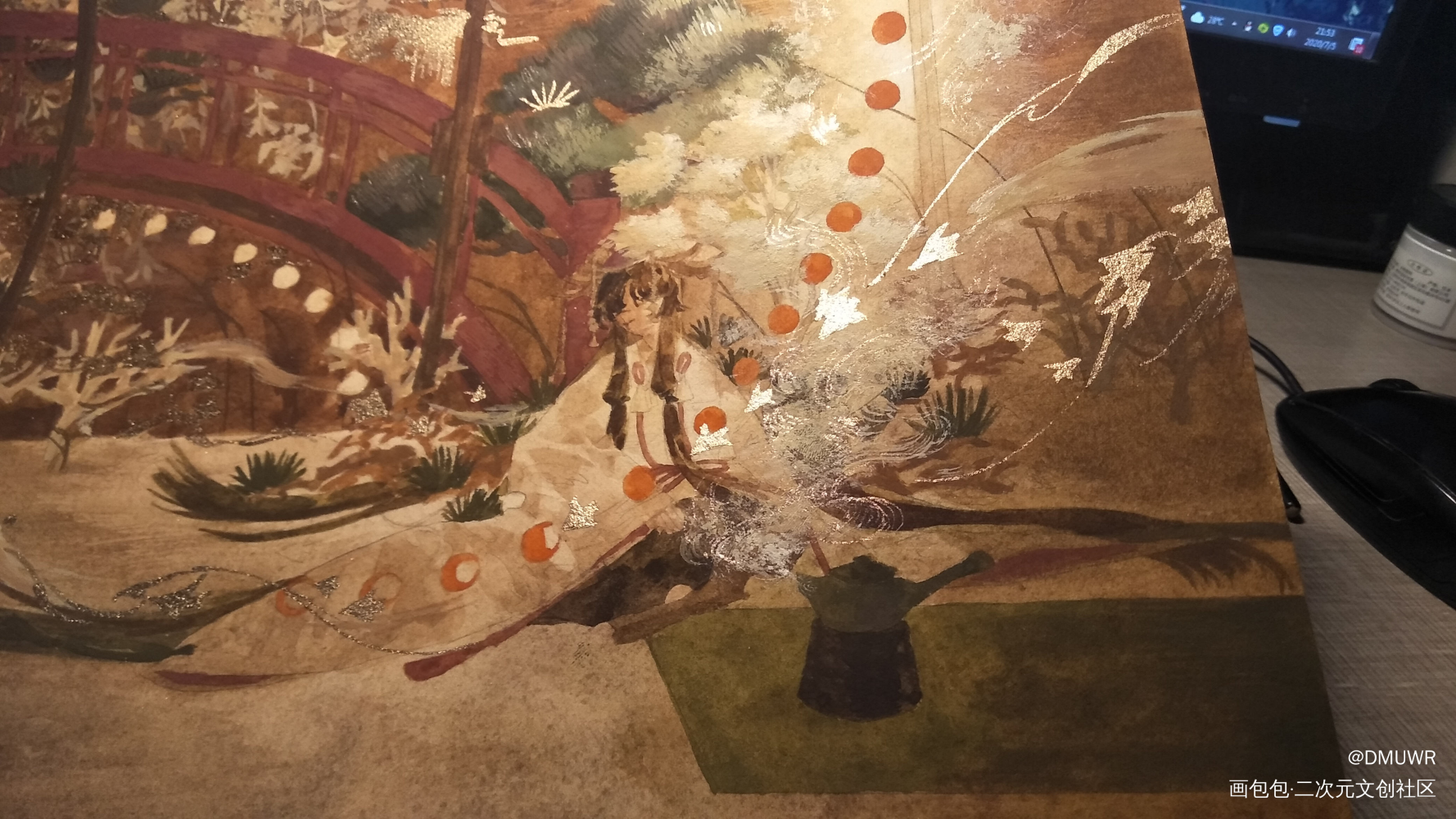 傀儡师_阴阳师日系插画绘画作品