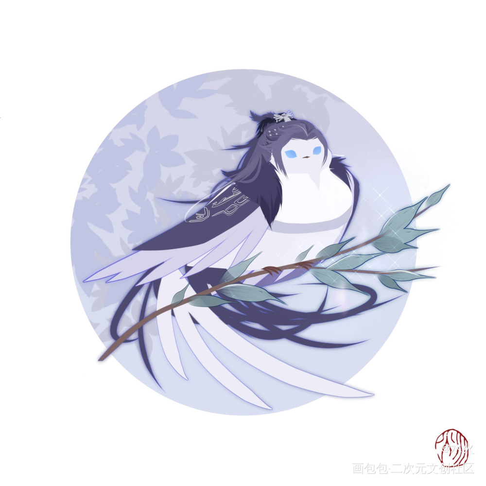 羽皇_风天逸同人九州天空城绘画作品