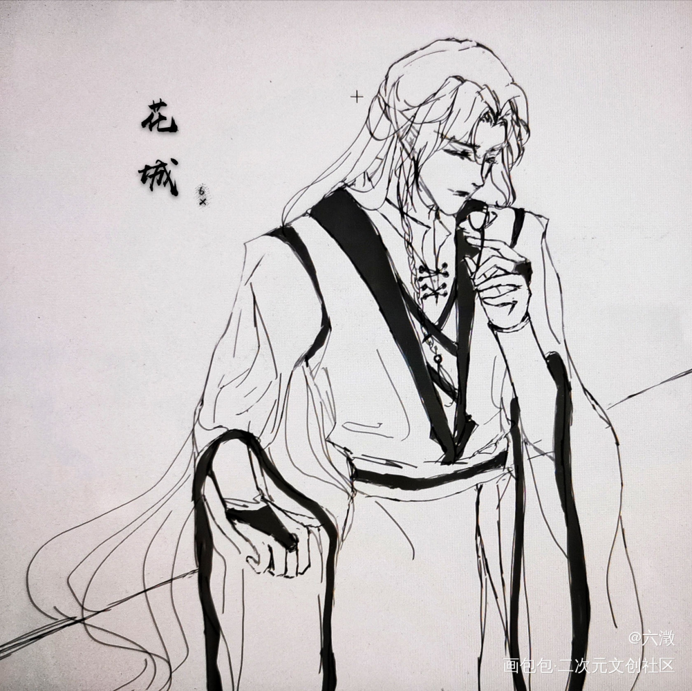 花城_天官赐福花城绘画作品