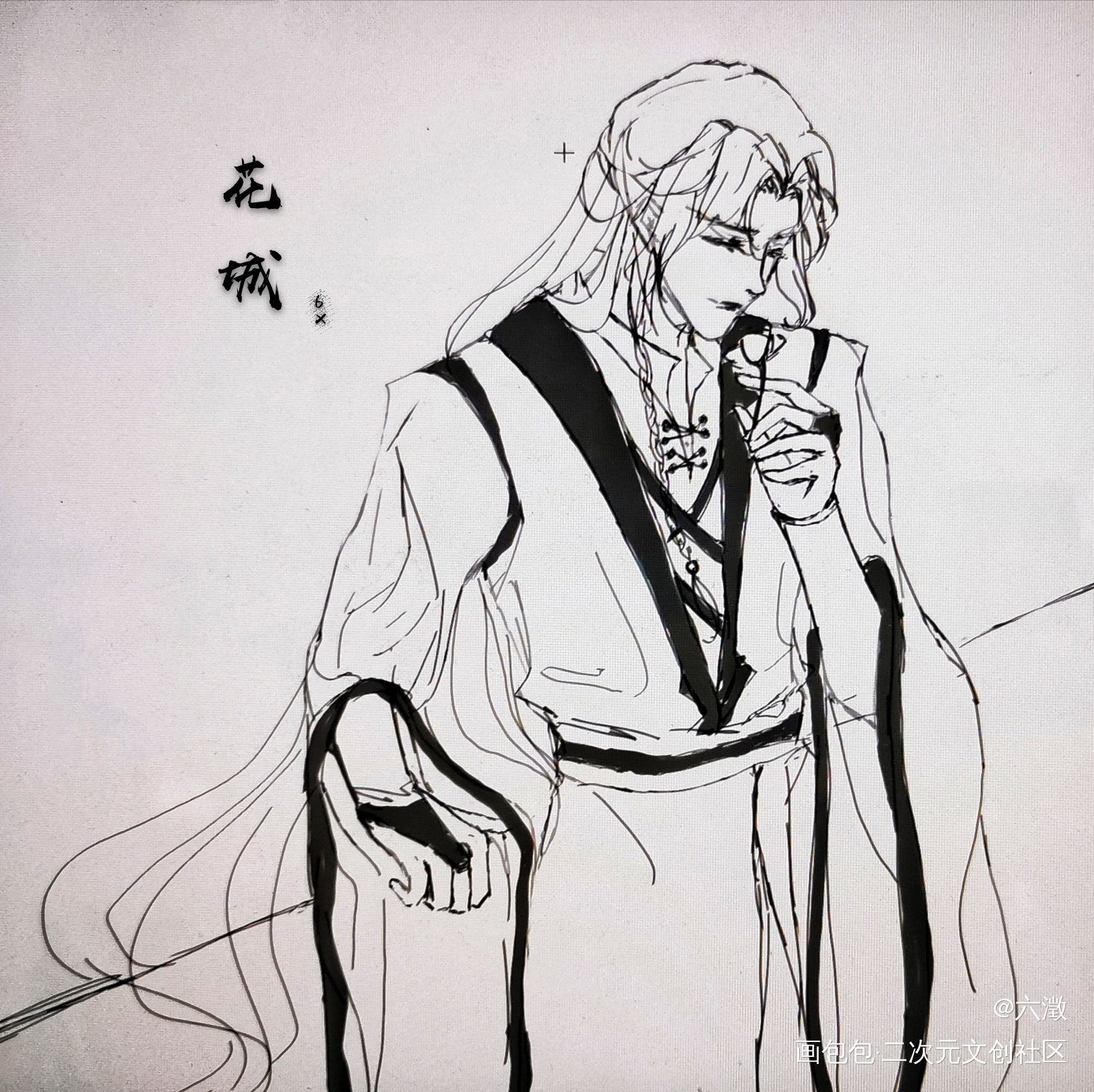 花城_天官赐福花城绘画作品