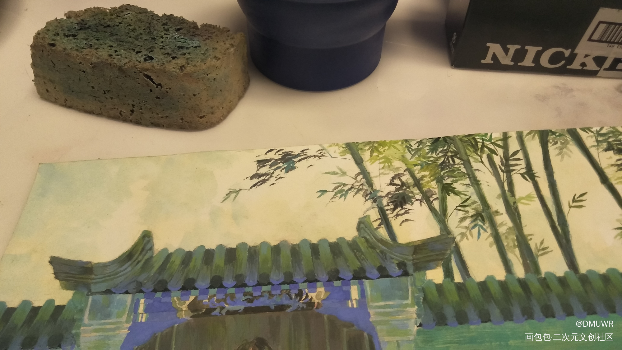 稿子_古风插画原创ococ绘画作品