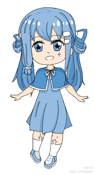 是自家oc_立绘Q版求点评我要上首推ococ绘画作品
