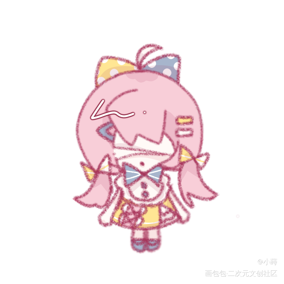 使用画世界绘画的QQ人_Q版原创原创oc绘画作品