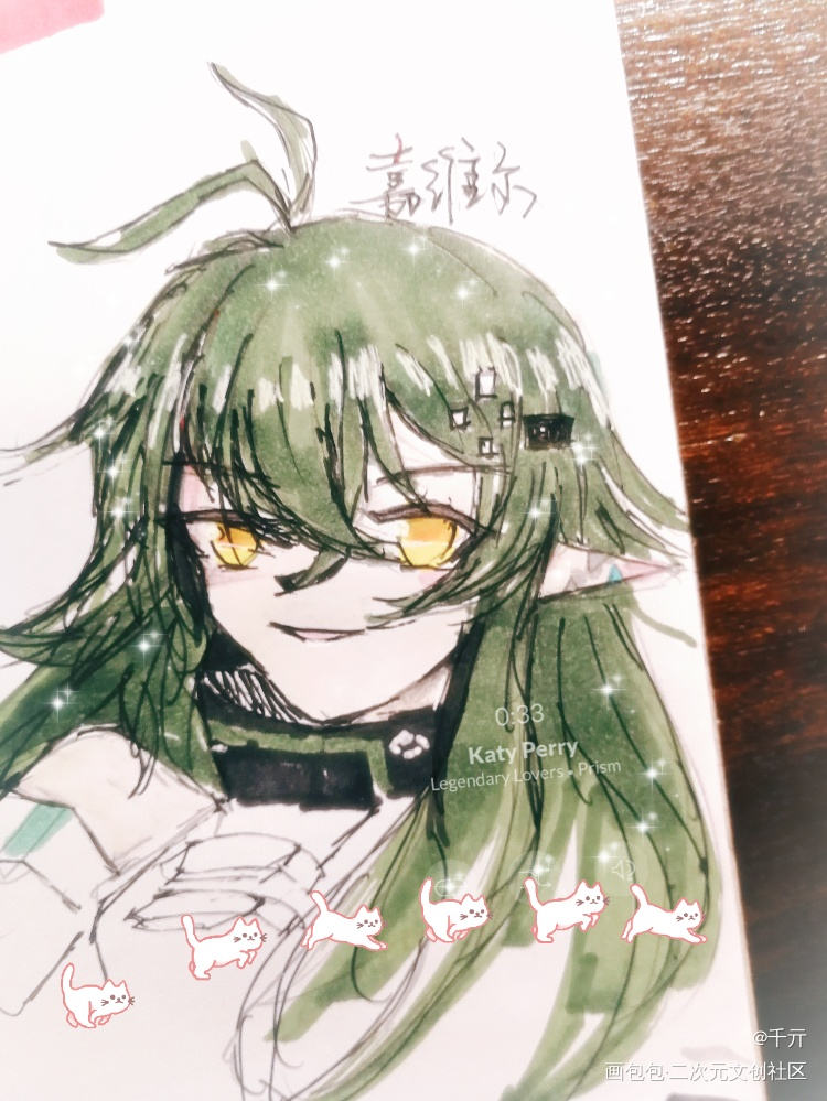 战地医师_明日方舟嘉维尔平涂绘画作品