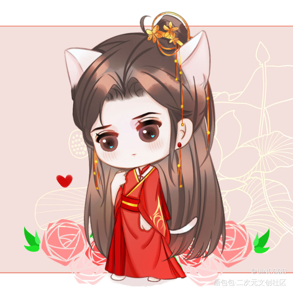 燃晚的一些Q版_二哈和他的白猫师尊绘画作品