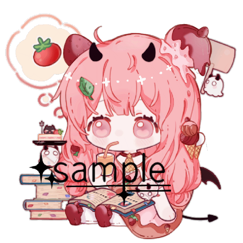 单_日系Q版同人模板模板原创ococ绘画作品