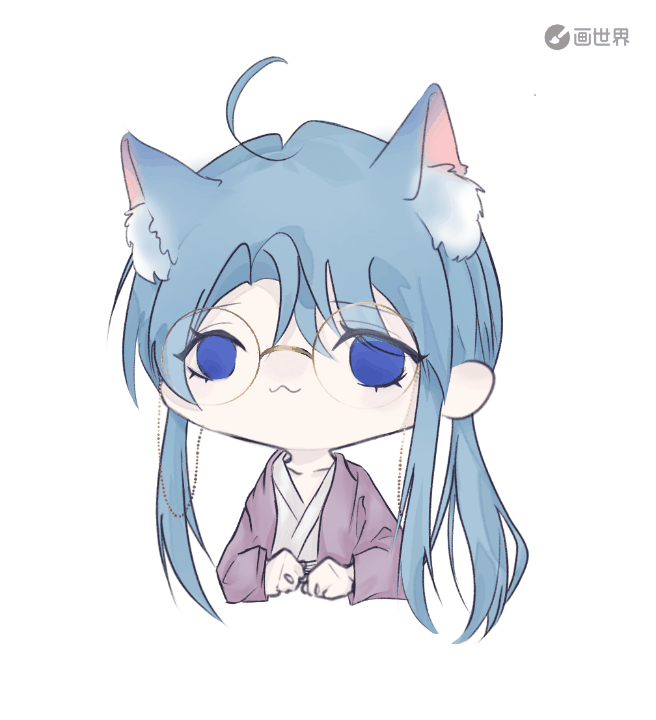 猫猫雨总_不健全关系不健全关系滕瑞雨平涂q版同人绘画作品