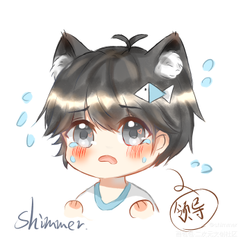 细化完了_吞海吴雩平涂日系q版同人破云2吞海绘画作品