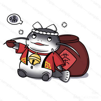 是ff14鲶鱼精噗_最终幻想14鲶鱼精平涂同人表情包ff14绘画作品