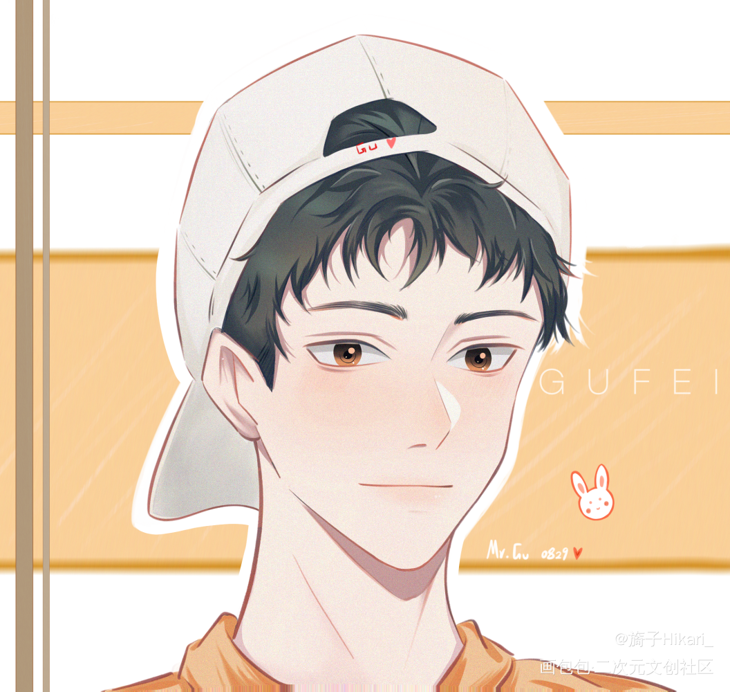 顾飞_撒野顾飞平涂日系顾飞生日快乐我要上首推头像插画同人巫哲绘画作品