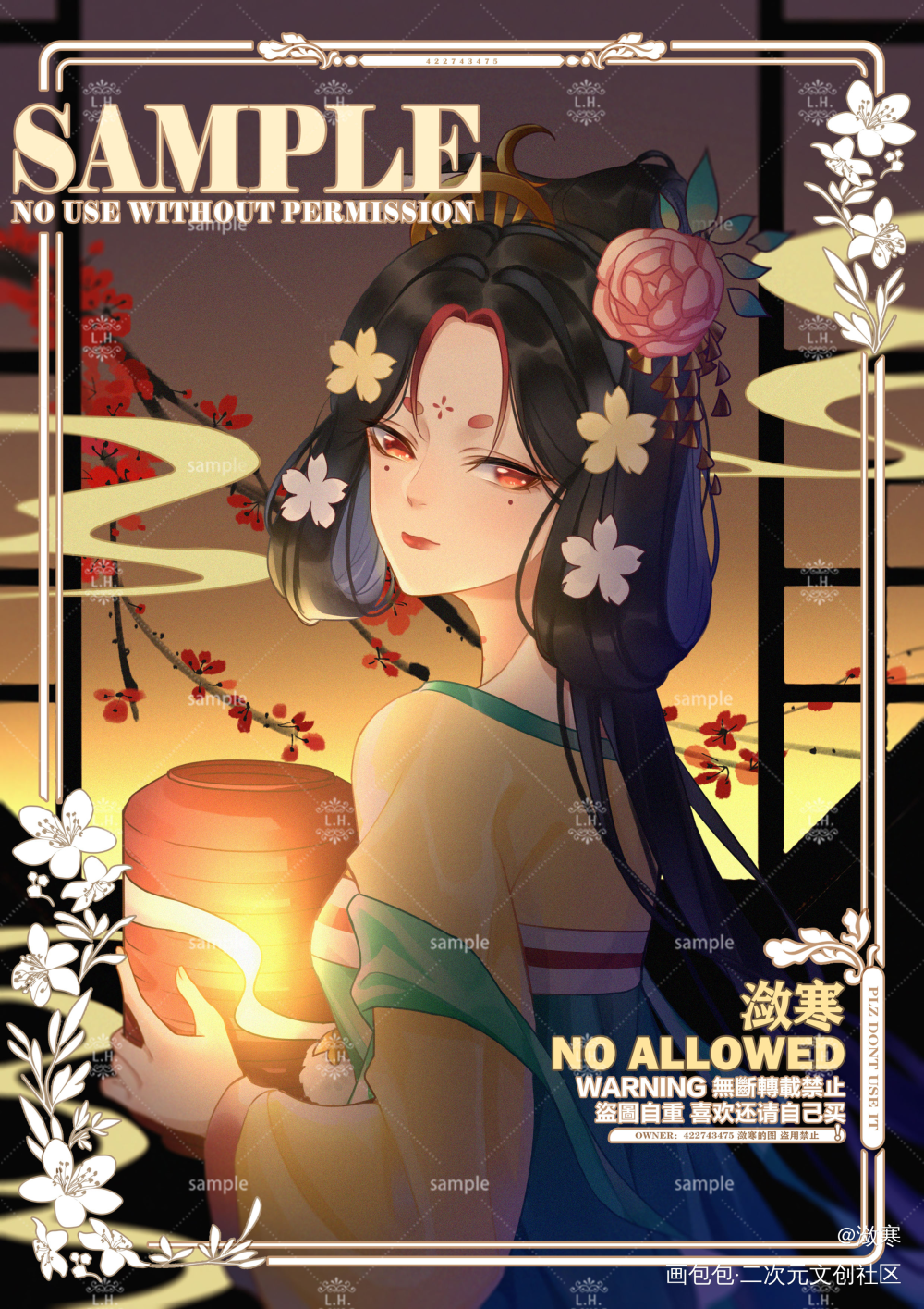 客单勿用_古风人物古风我要上首推插画原创oc绘画作品