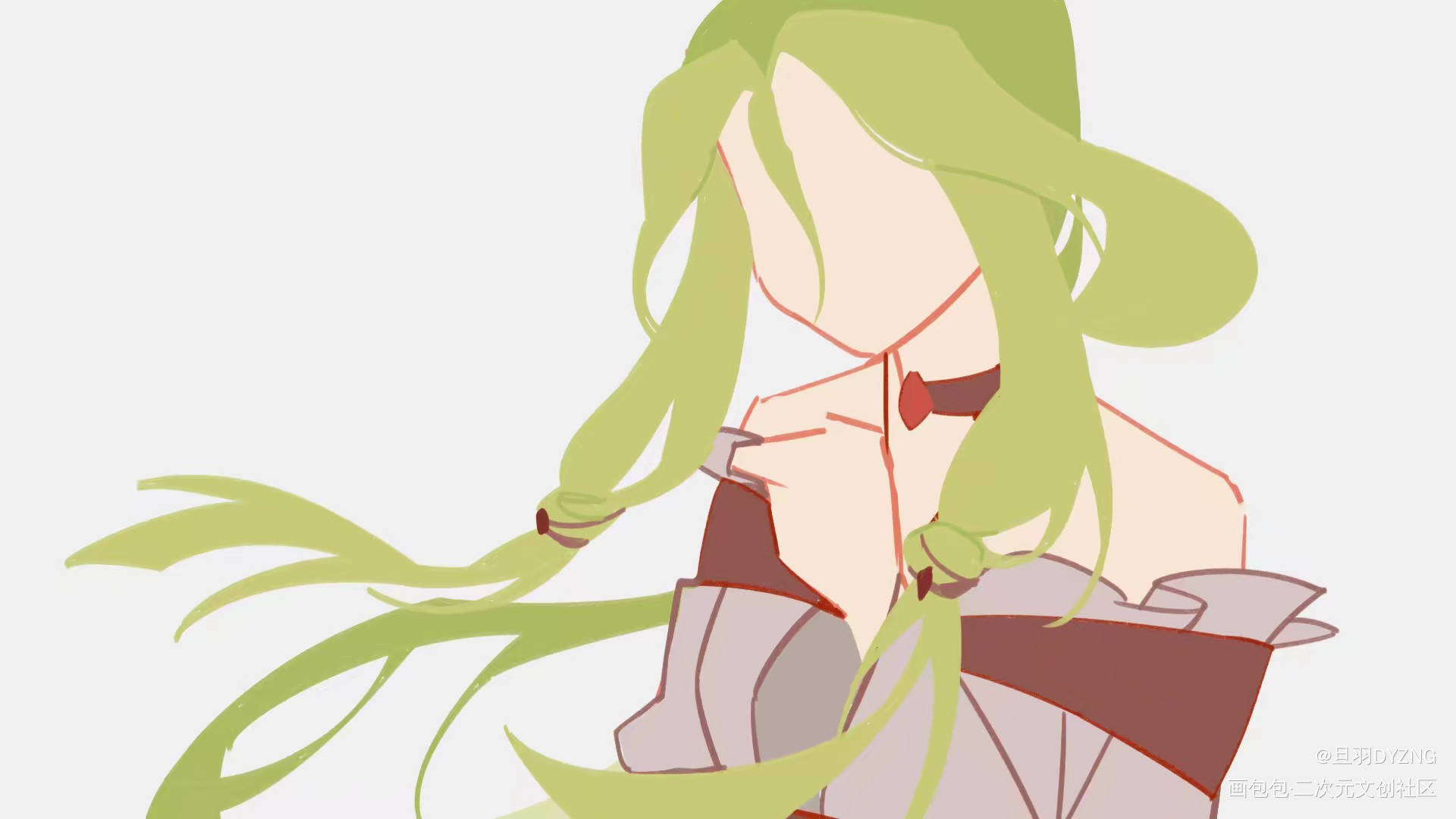 魁拔#1_魁拔卡拉肖克·潘海问香离离艾蛮吉镜心平涂同人绘画作品