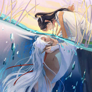 忘羡,仙君叽x人鱼羡_魔道祖师绘画作品