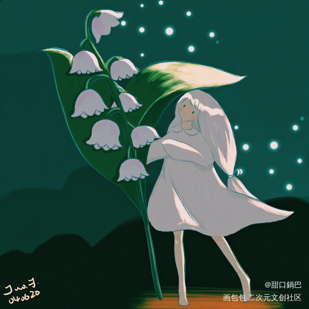 LILY OF THE VA._原创绘画作品