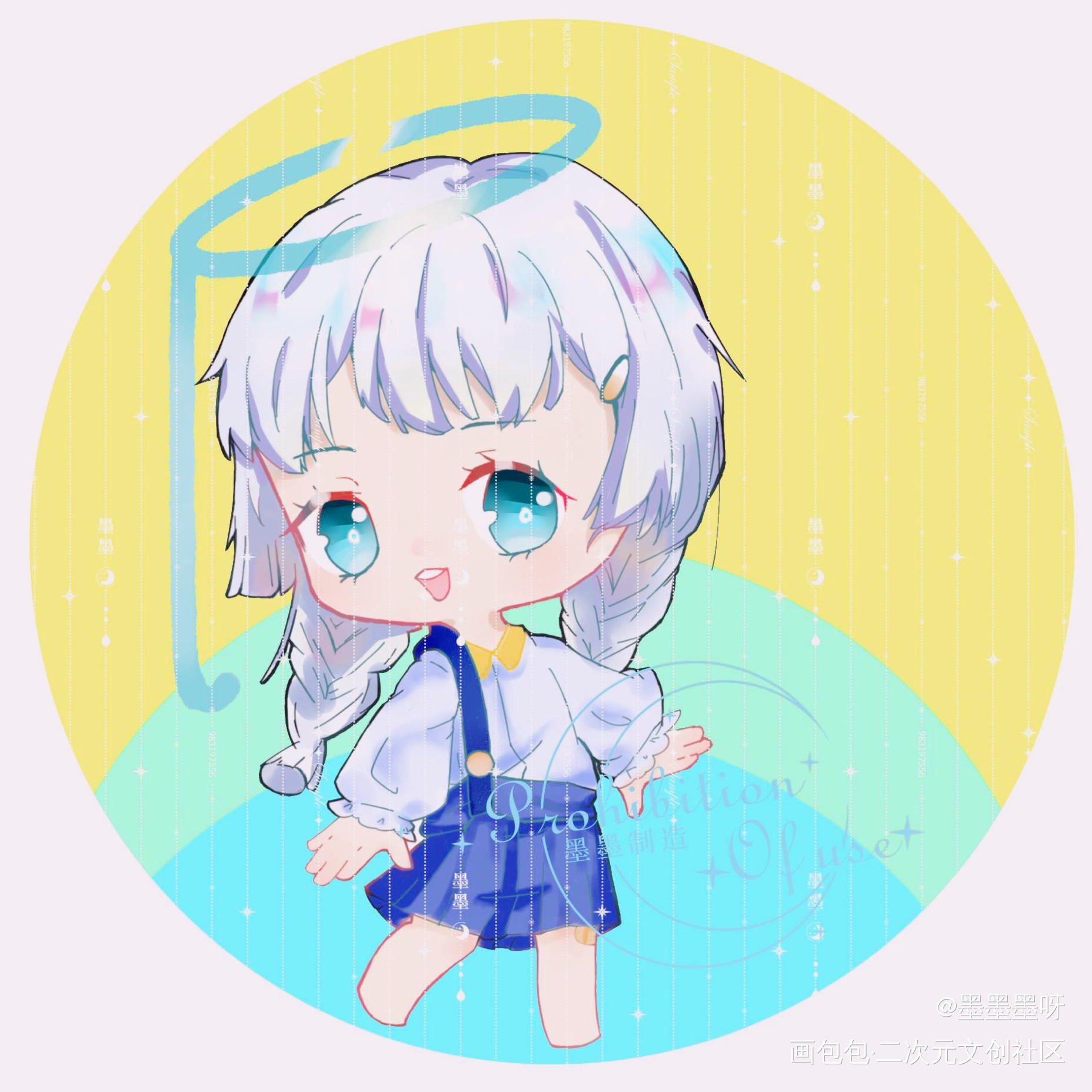 荧光笔_Q版我要上首推原创ococ绘画作品