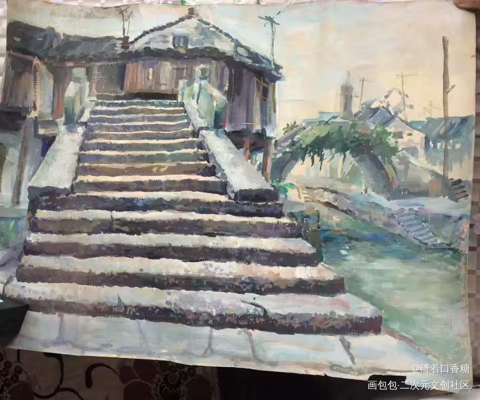 我爸在我这么大的时候画的画_原画求点评半原创原创绘画作品
