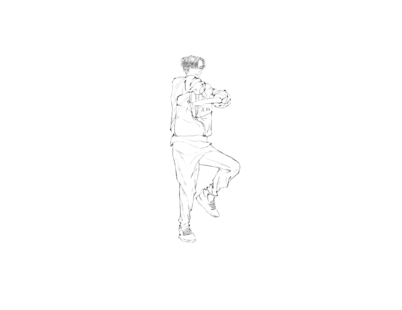 神的孩子在跳舞系列！！！_平涂同人博君一肖王一博原创绘画作品