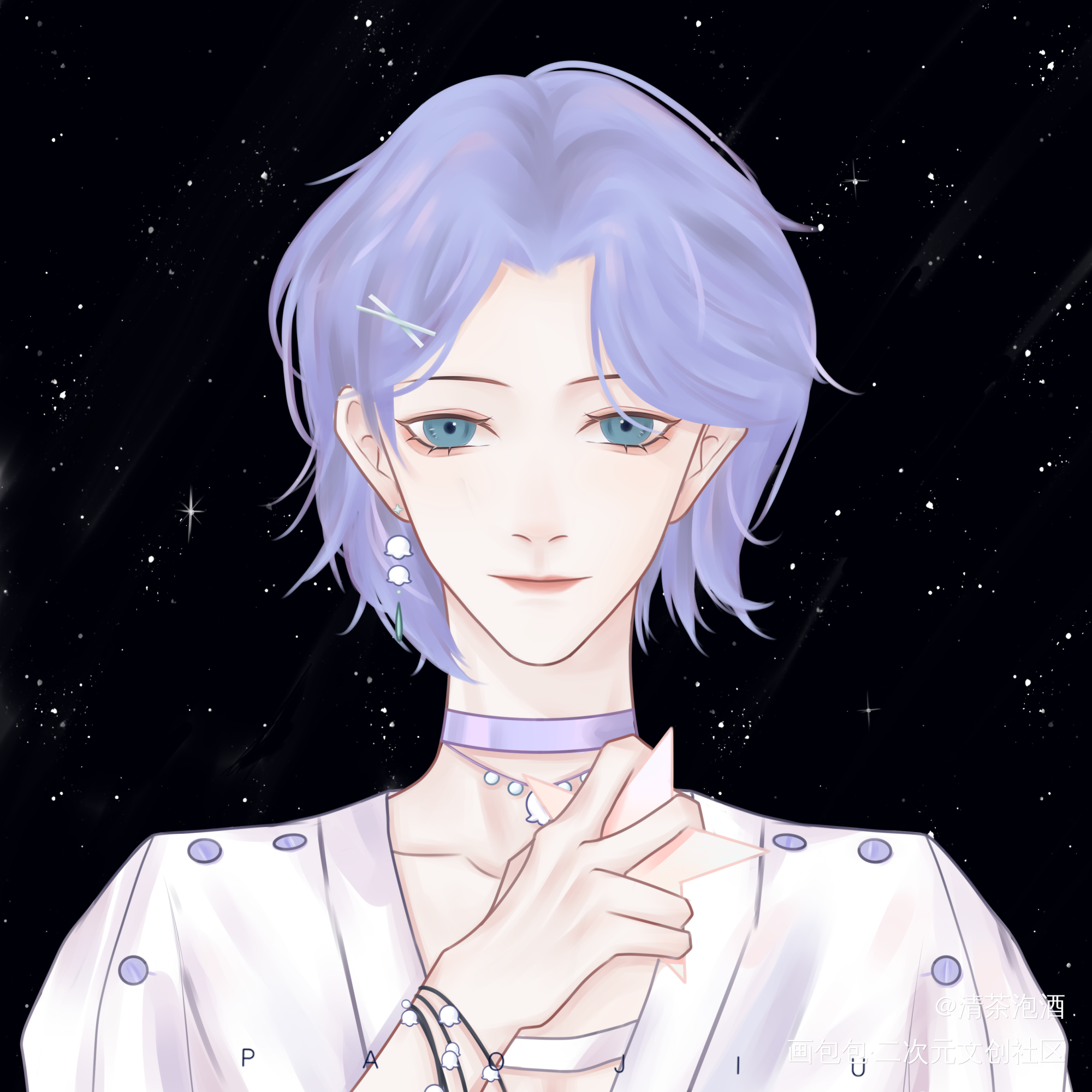 最后是我小灰鸽人设by清明子鹤_188男团温小辉同人绘画作品