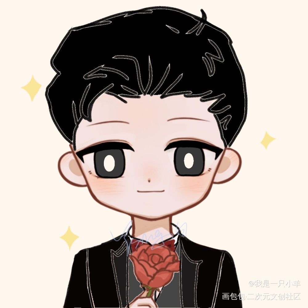 一个黎叔叔_188男团黎朔平涂同人绘画作品