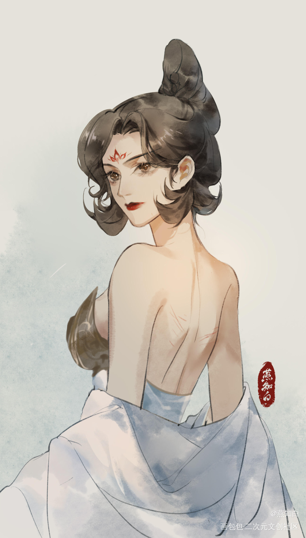 婉儿指甲太尖了_王者荣耀绘画作品