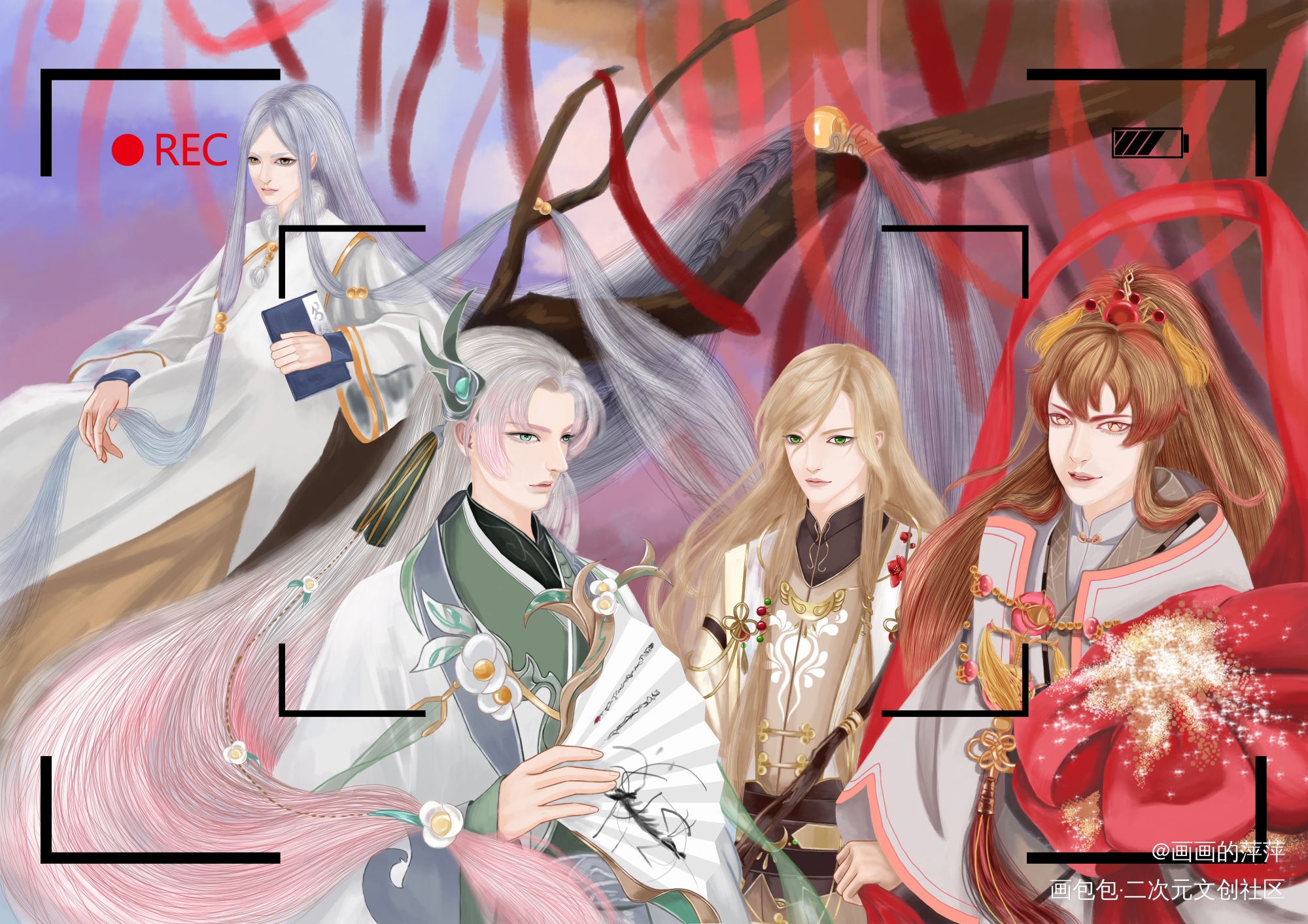 《食物语》同人_食物语厚涂插画同人周边设计绘画作品