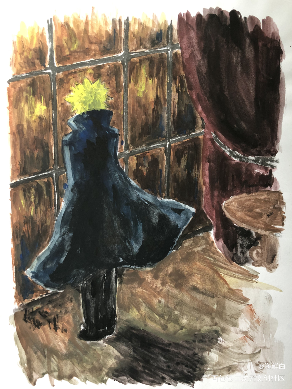 _家庭教师厚涂初代目进步史绘画作品