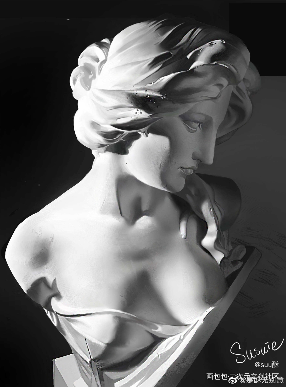 _厚涂插画我自己编的原创绘画作品