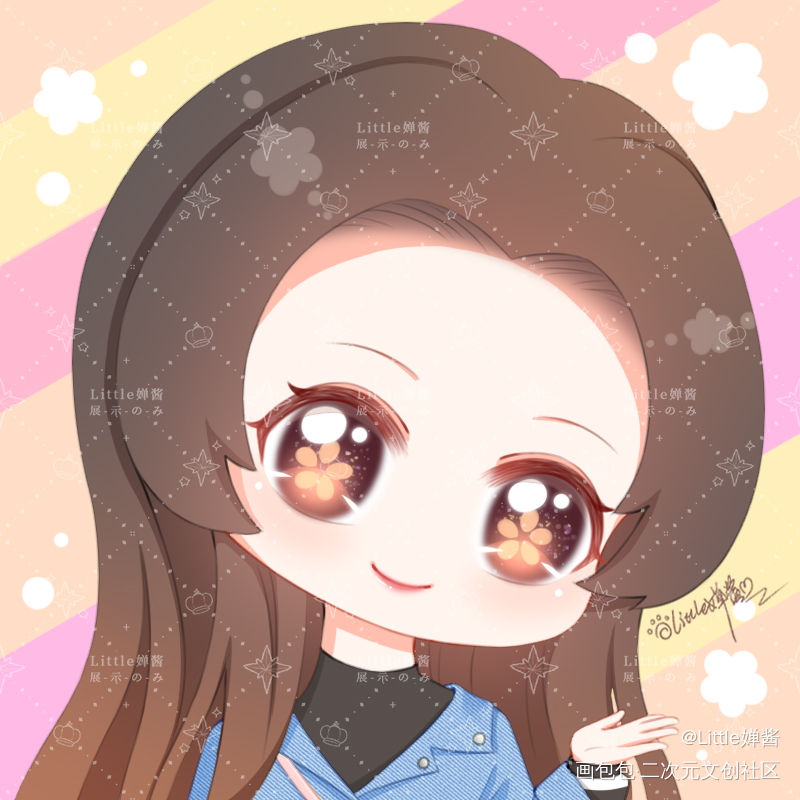 真人转简易Q版头像~~_绘画作品