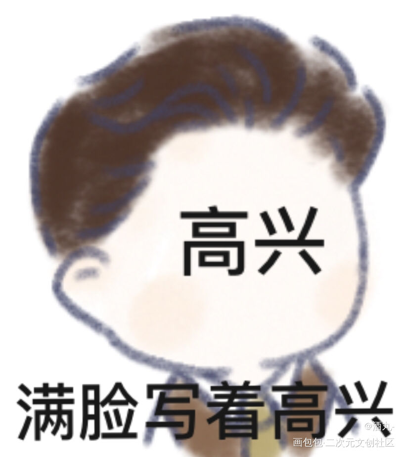 【酒丸】188男团/顾青裴_188男团顾青裴Q版表情包绘画作品
