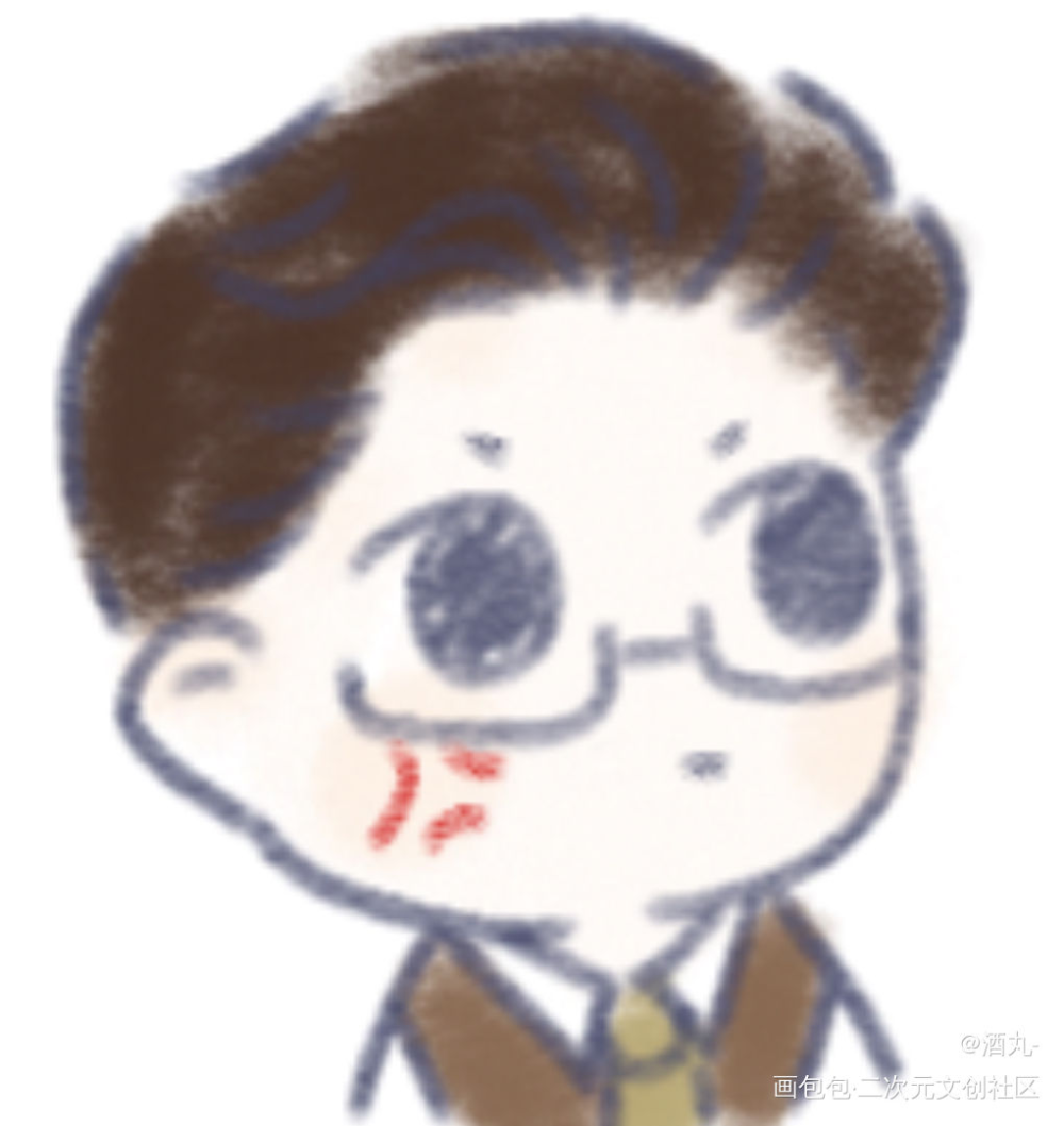 【酒丸】188男团/顾青裴_188男团顾青裴Q版表情包绘画作品