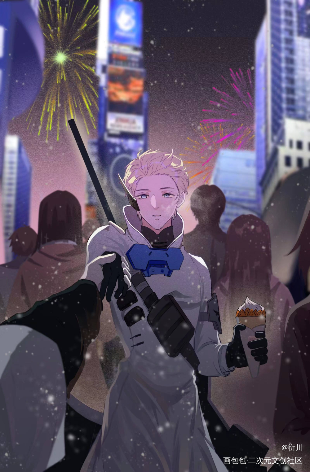 战双小队长_战双帕弥什战双库洛姆绘画作品