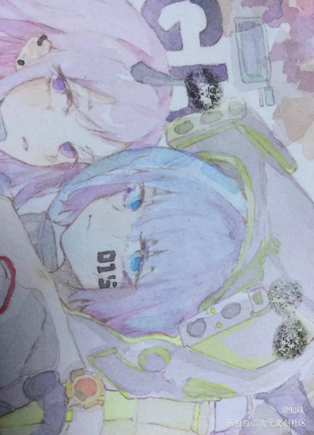 有霉斑了啊啊啊啊啊_女孩子绘画作品