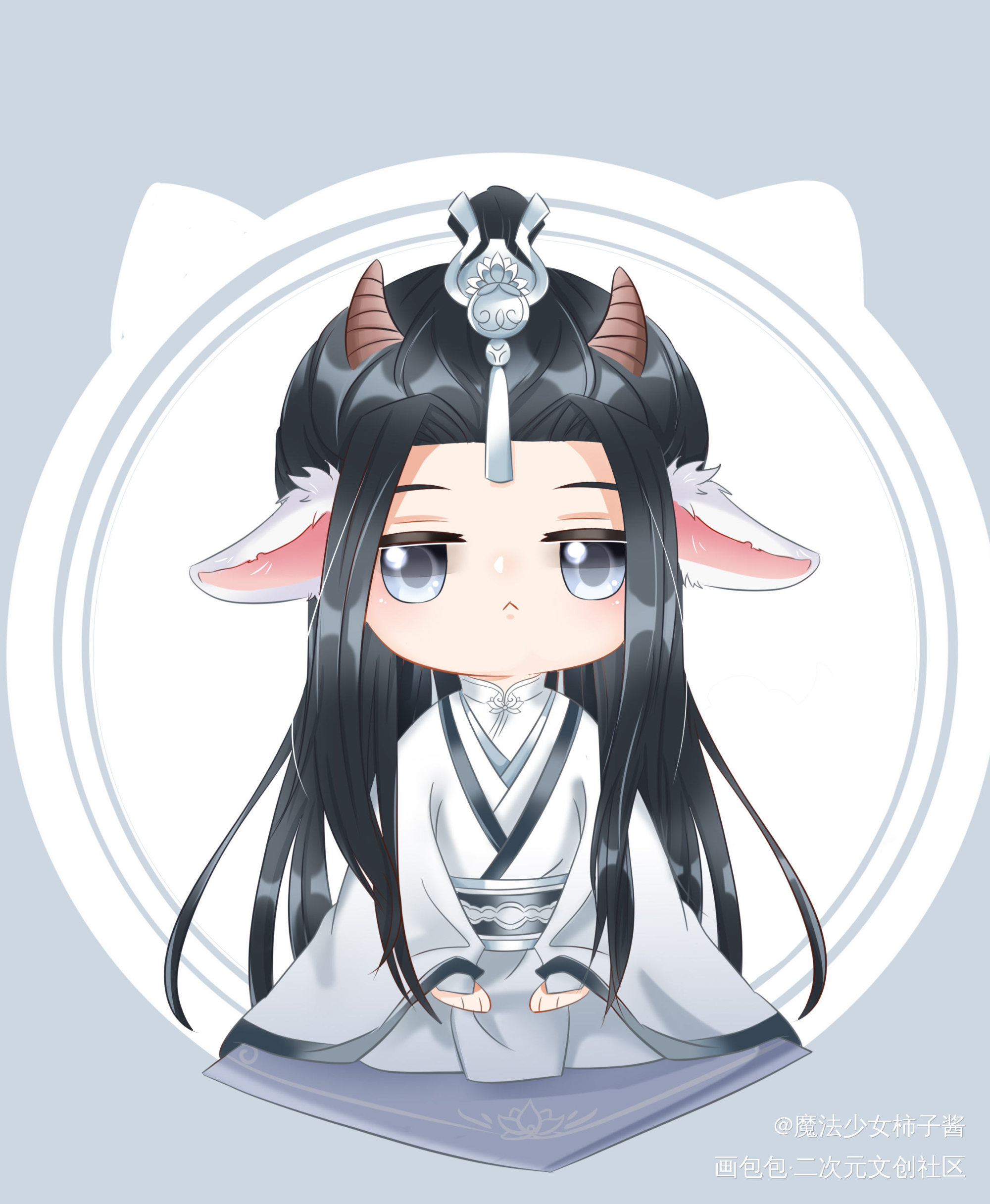 掌门太忙_掌门太忙苏慈平涂日系Q版同人绘画作品