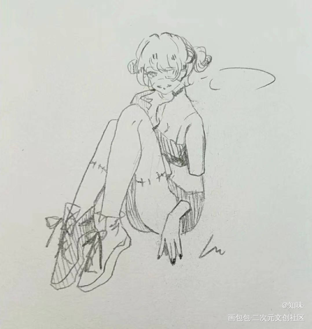 崩坏_女孩子绘画作品