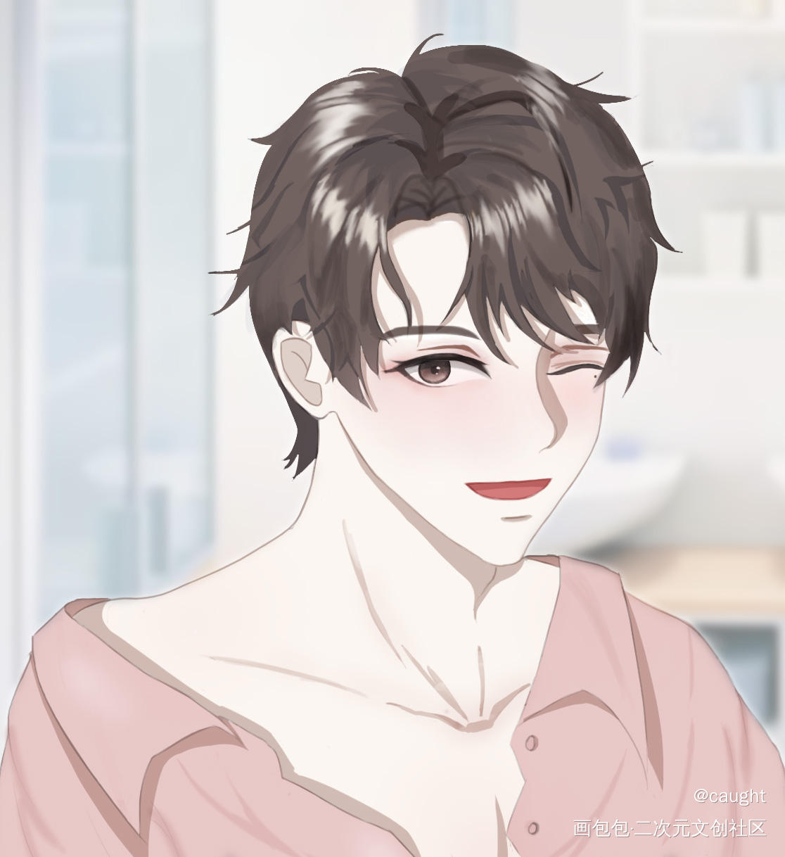 甜辛甜辛_188男团赵锦辛绘画作品