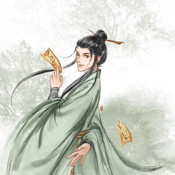 你李二爷_六爻李筠绘画作品