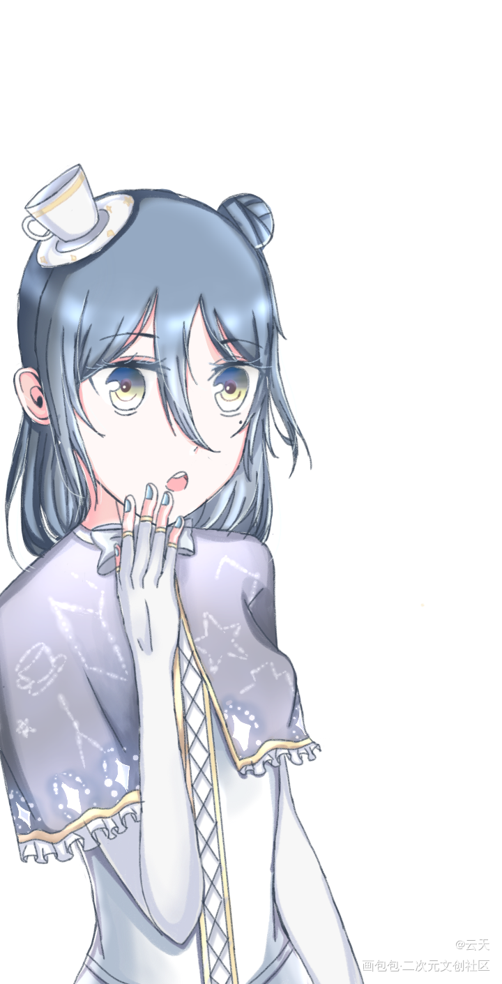 我是屑！_平涂日系原创原创oc绘画作品