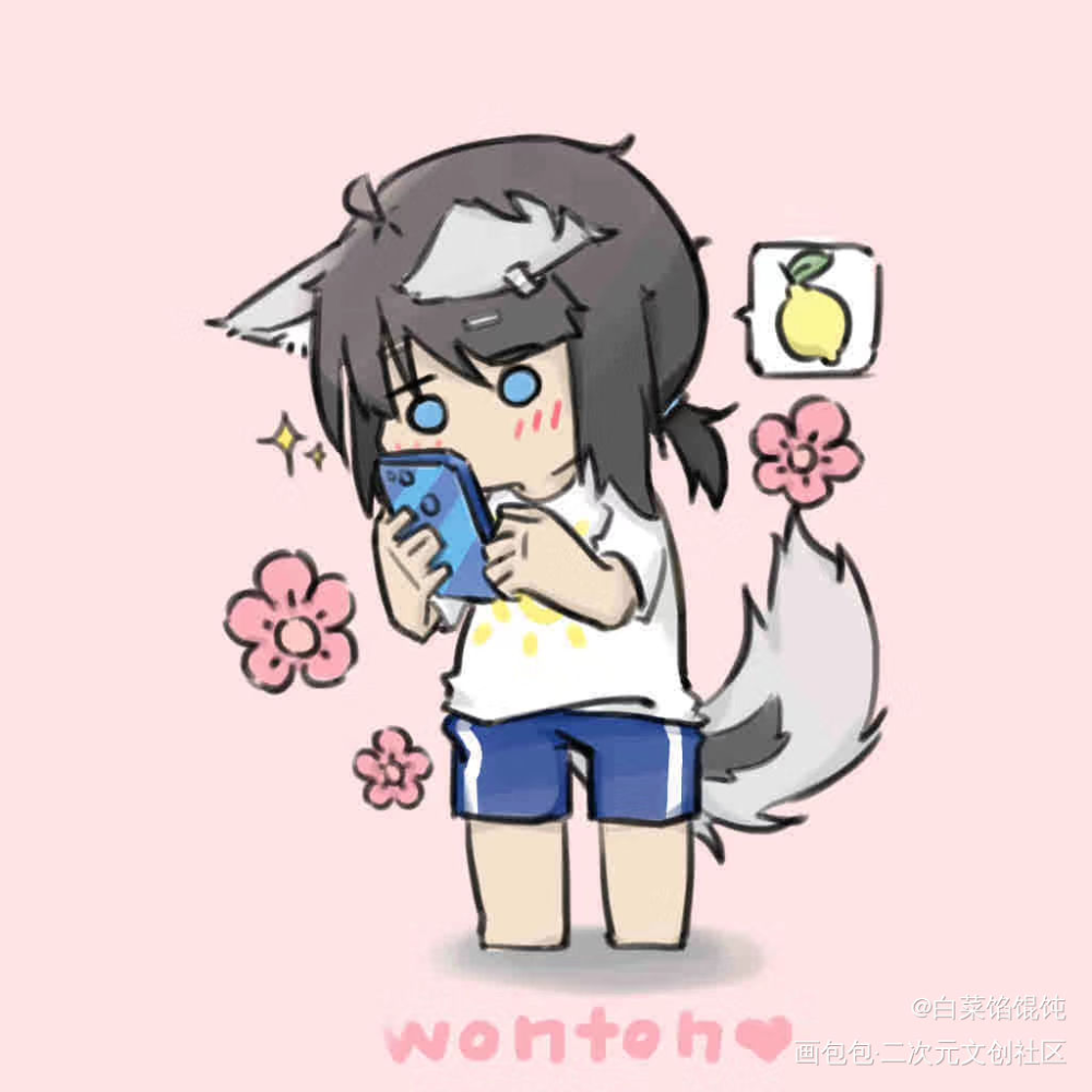 啊…是今天飞过的菜鸟_自设原创oc绘画作品