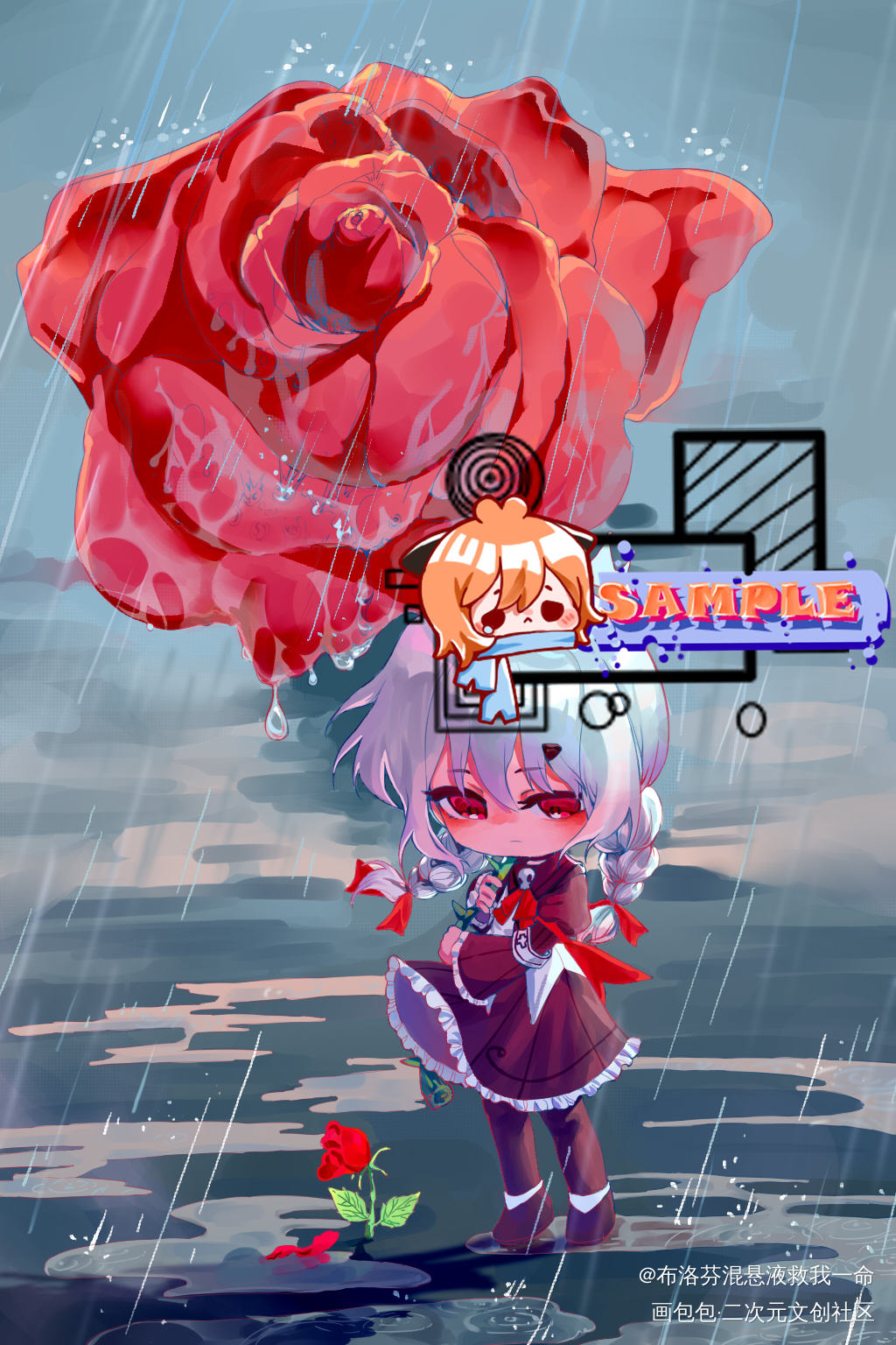 求求建议(*>.<*)_日系Q版求点评插画原创oc绘画作品