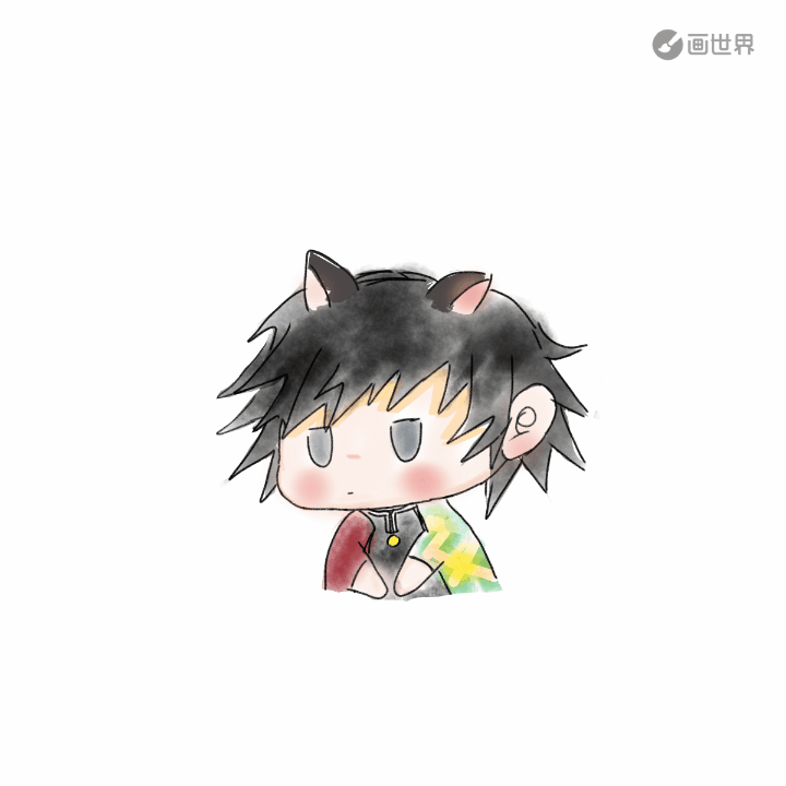 锖义_鬼灭之刃锖兔富冈义勇绘画作品