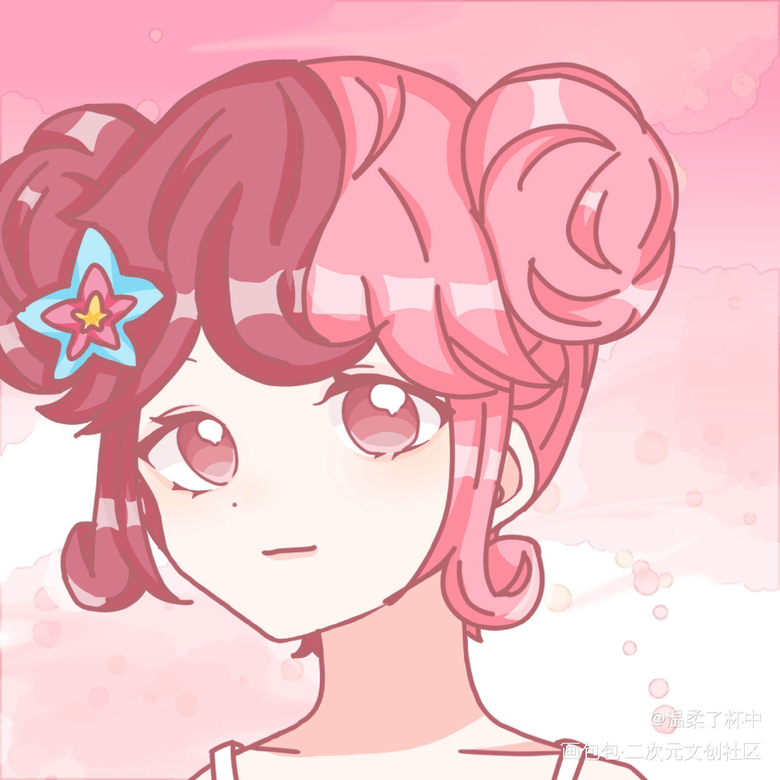 _王者荣耀小乔模板绘画作品