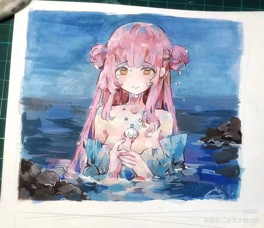 没文案 orz_女孩子绘画作品