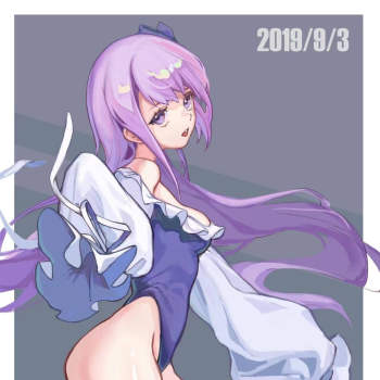 水着莉莉丝fgo手游绘画作品