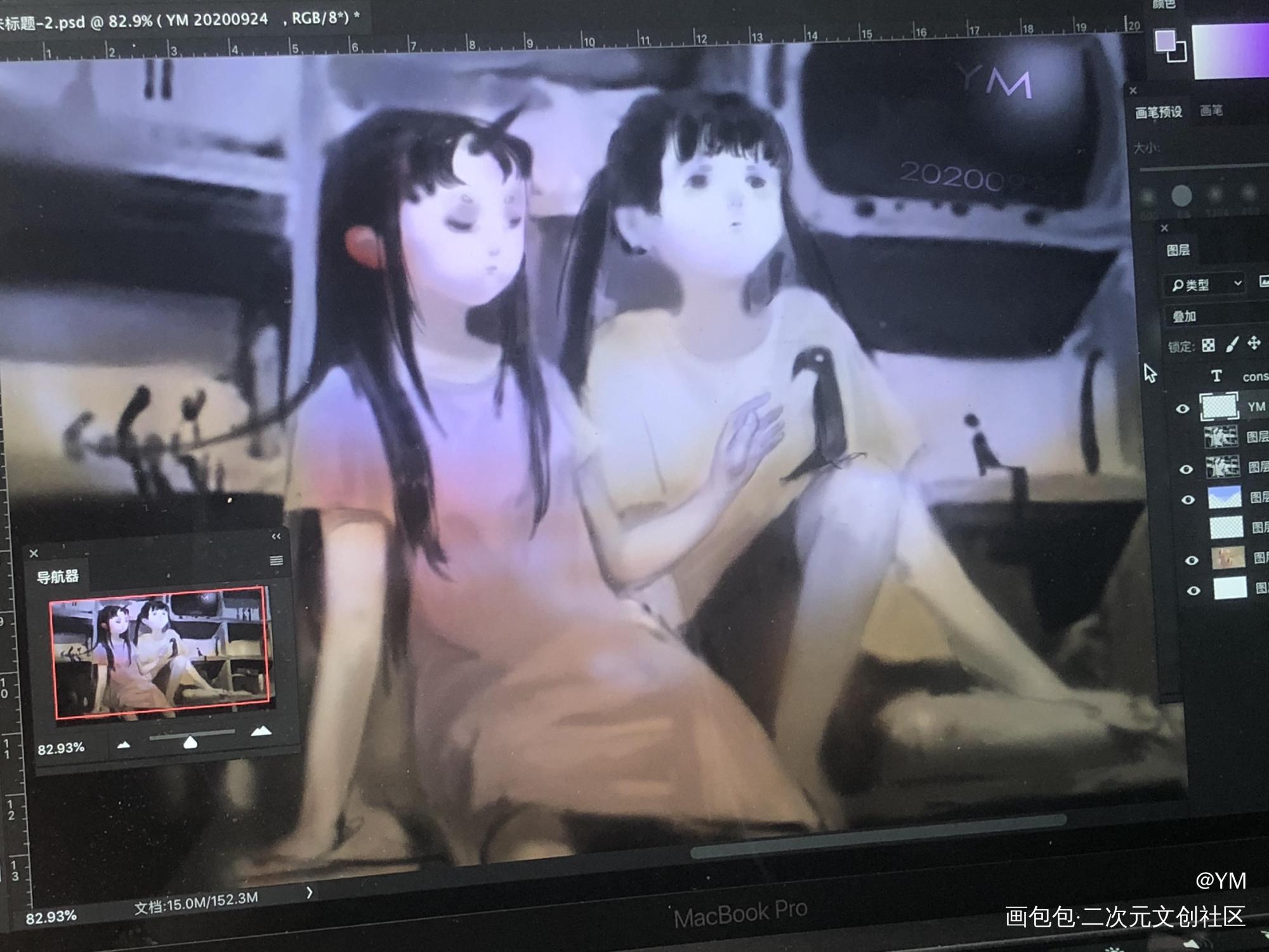 啊...咸鱼_原创绘画作品
