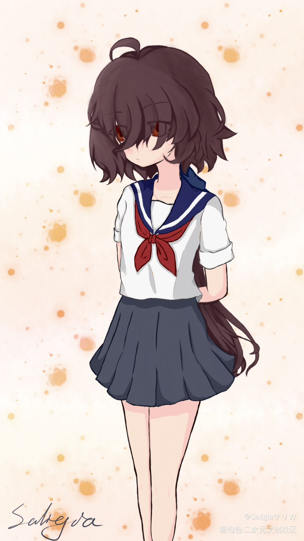 菜鸡の垃圾板绘ing_自设原创原创ococ绘画作品